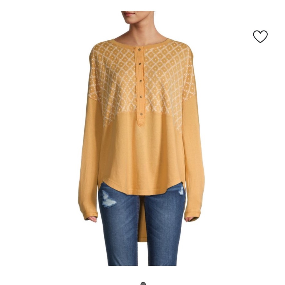 Free People - Free Spirit High-Low Henley
